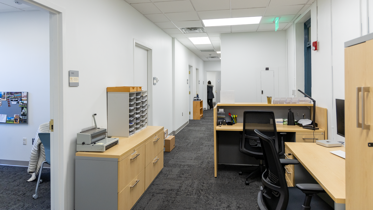 First-floor administrative office suite