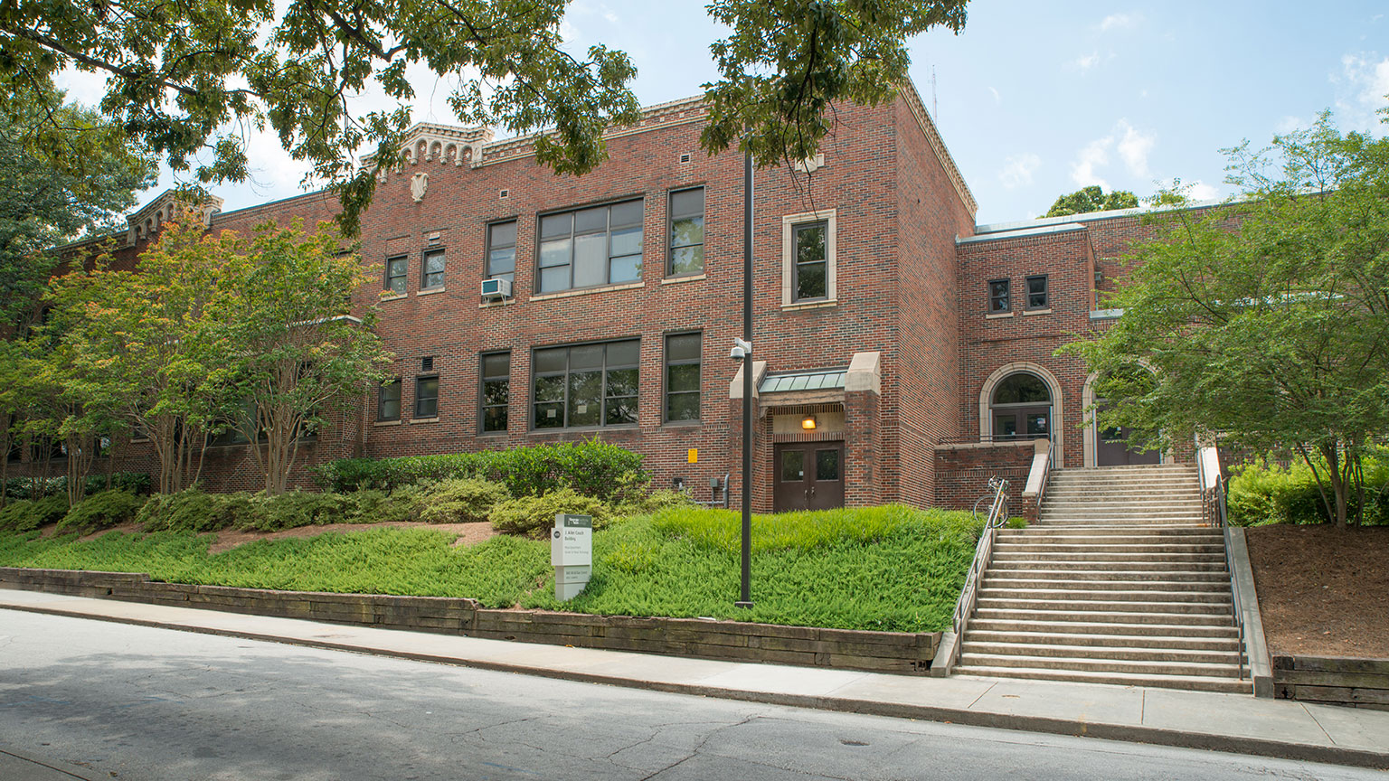 A picture of the Couch Building at Georgia Tech.