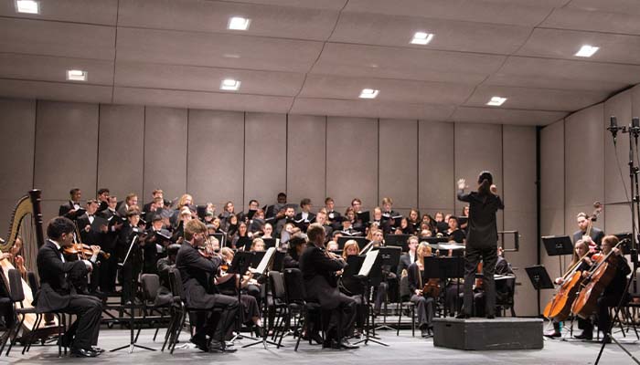 Chamber Orchestra performs at Ferst stage